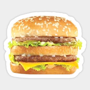 Big Mac Painting Sticker